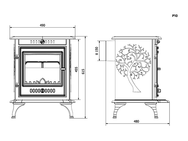 KAWMET P10 6.8 EKO чертёж