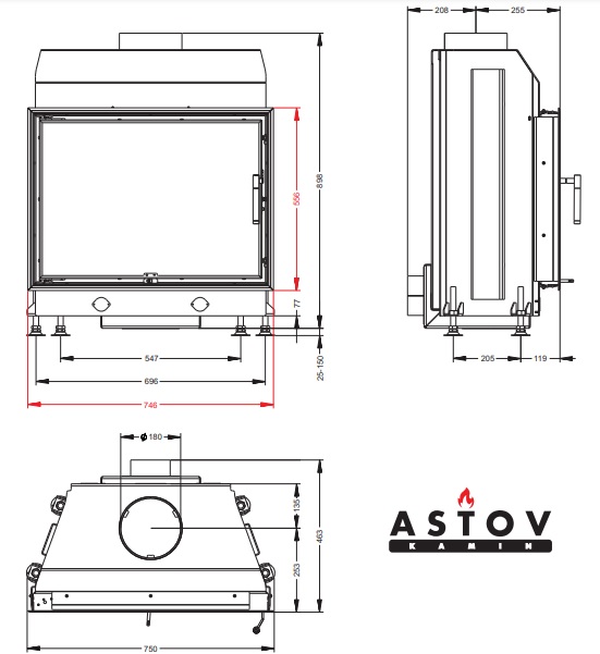 Astov M700 чертеж