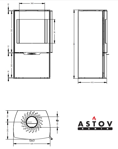 Астов Ф341 чертёж